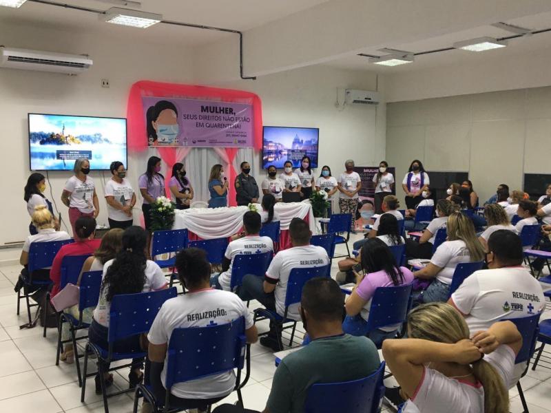 Nova Rede Mulher da Sejusc realiza ações de fortalecimento no município de Tefé