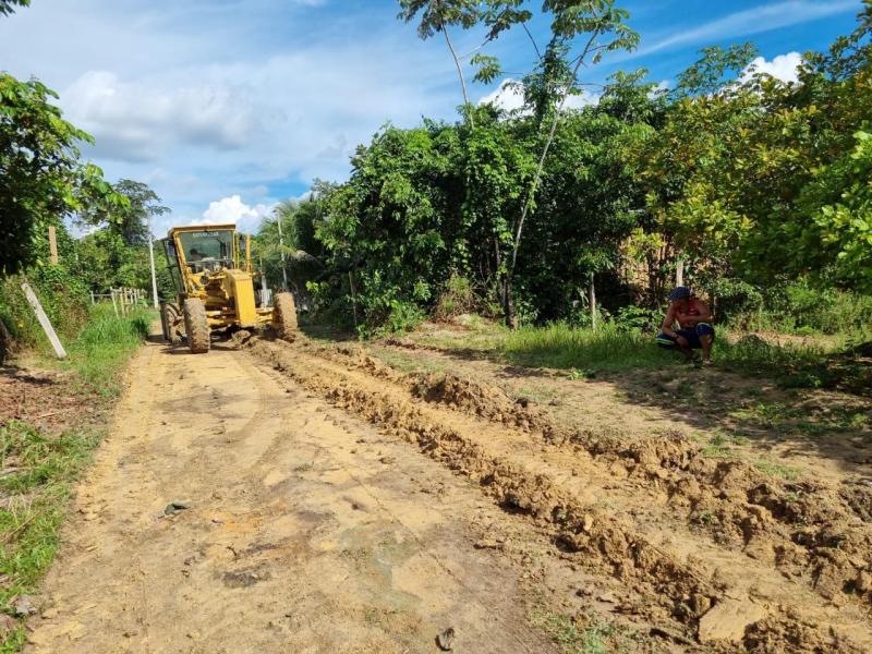 Governo do Amazonas inicia pavimentação do sistema viário da Comunidade de São Domingos, em Novo Airão
