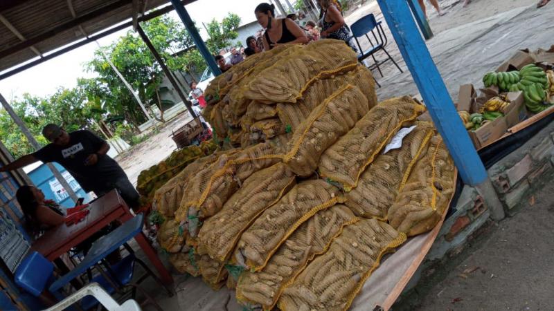FEI e ADS distribuem nove toneladas de frutas em aldeias e comunidades indígenas de Manaus