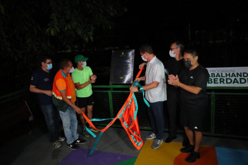 Governo do Estado e Prefeitura reinauguram Passeio do Mindu revitalizado por internos do programa Trabalhando a Liberdade