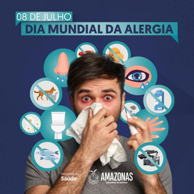 No dia Mundial da Alergia, especialista da SES-AM alerta para os cuidados com a saúde