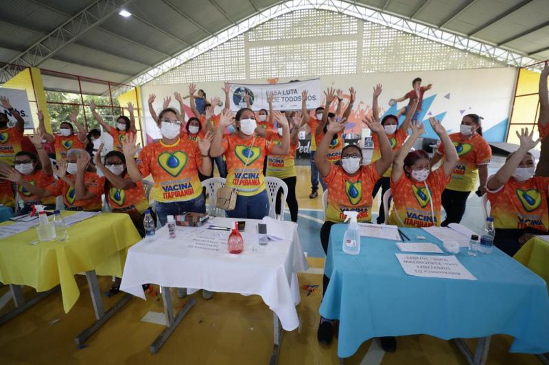 Campanha Vacina Amazonas atinge a meta de mil doses aplicadas em Itapiranga Campanha Vacina Amazonas atinge a meta de mil doses aplicadas em Itapiranga