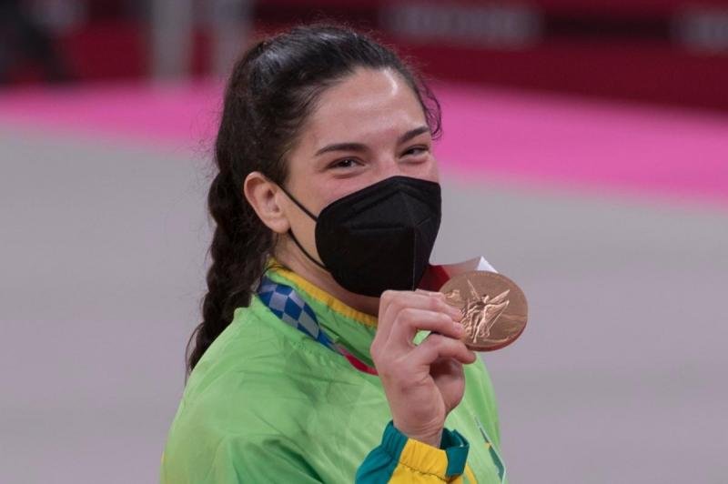 Mayra Aguiar conquista a terceira medalha olímpica da carreira nos Jogos Olímpicos Tóquio 2020