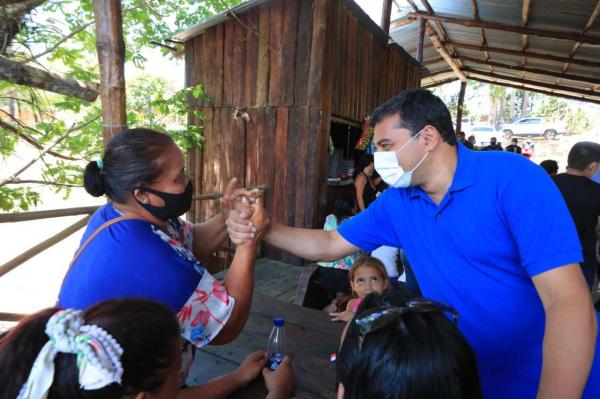 Wilson Lima visita obras de duplicação na AM-070 e em três ramais que vão beneficiar 780 famílias de agricultores  