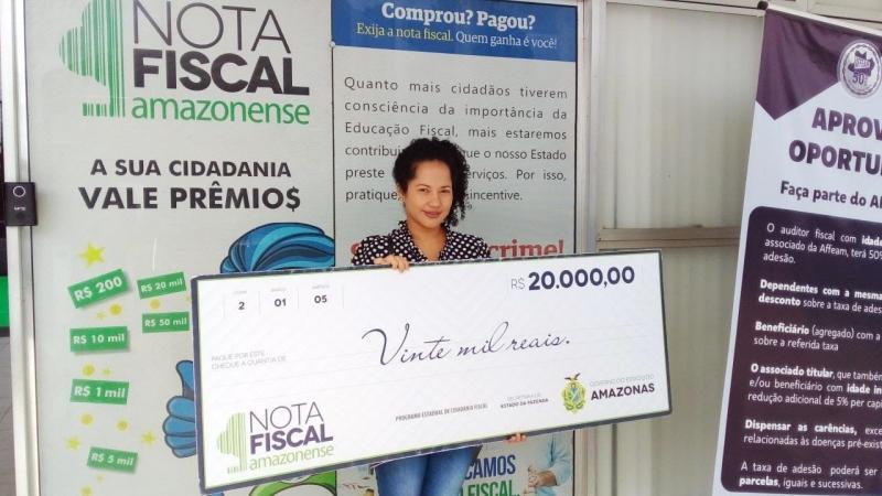 Campanha Nota Fiscal Amazonense realiza o 64º sorteio no dia 16 de setembro