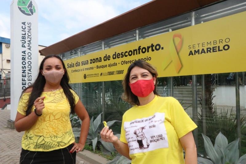 No Setembro Amarelo, Defensoria Pública lança campanha ‘Saia da Sua Zona de Desconforto’