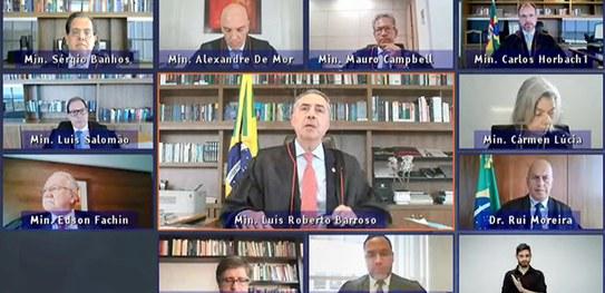 Presidente do TSE critica ameaças à democracia brasileira Presidente do TSE critica ameaças à democracia brasileira