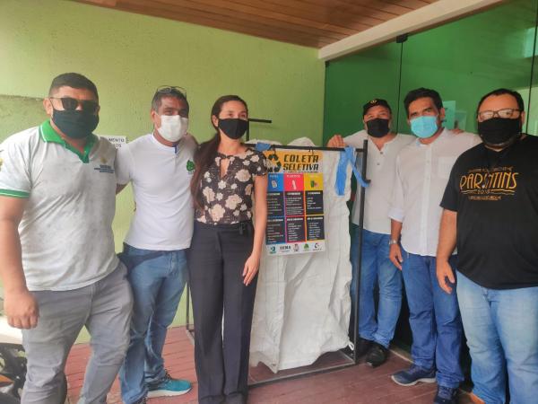 Pontos de coleta seletiva são instalados em Parintins Pontos de coleta seletiva são instalados em Parintins