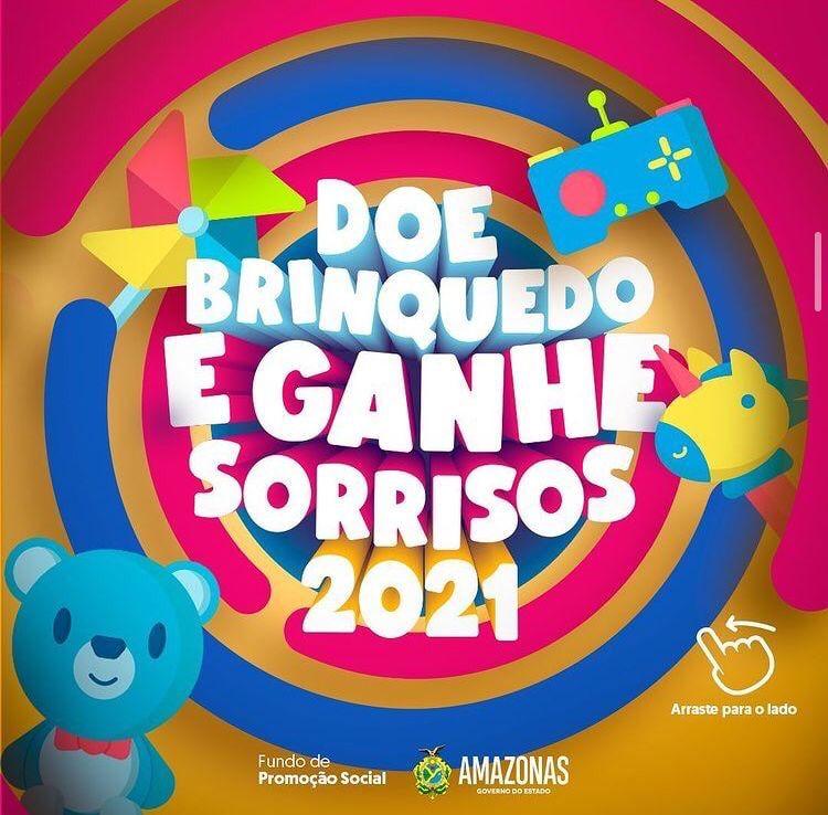 Governo do Amazonas realiza terceira edição da campanha ‘Doe um Brinquedo e Ganhe Sorrisos’