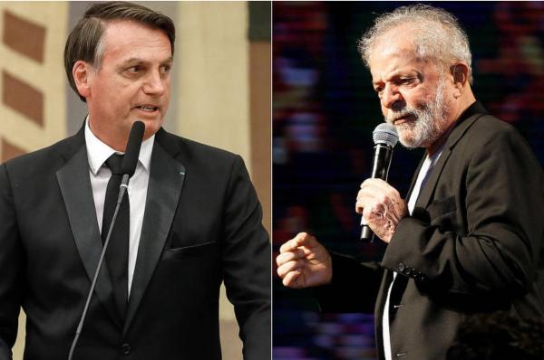 Lula aparece com 48 das intenções de voto e Bolsonaro, 23; Lula também vence em outro cenário com 45 x 22 do atual presidente