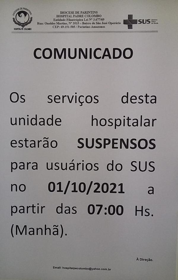 Depois que juiz mandou reabrir HPC ou multar direção em 10 mil diário, Padre Mauro volta atrás e diz que HPC não está fechado, bom para os usuários do SUS  