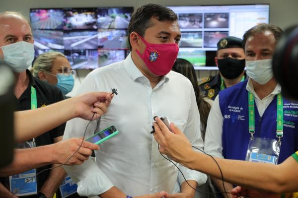 Wilson Lima destaca que presença de torcedores no jogo Brasil x Uruguai reflete sucesso da vacinação contra a Covid-19