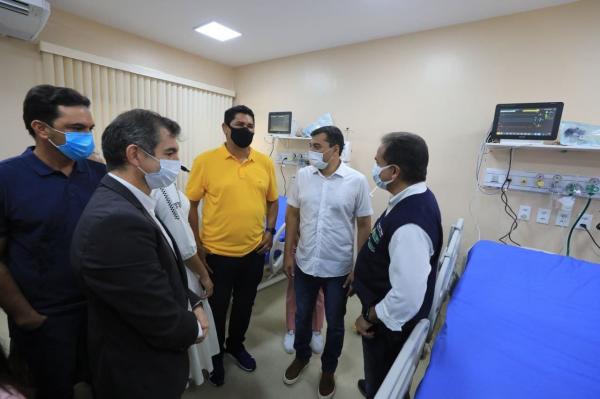 Wilson Lima inaugura leitos de UTI em Parintins, primeiro município do interior a ter os serviços especializados