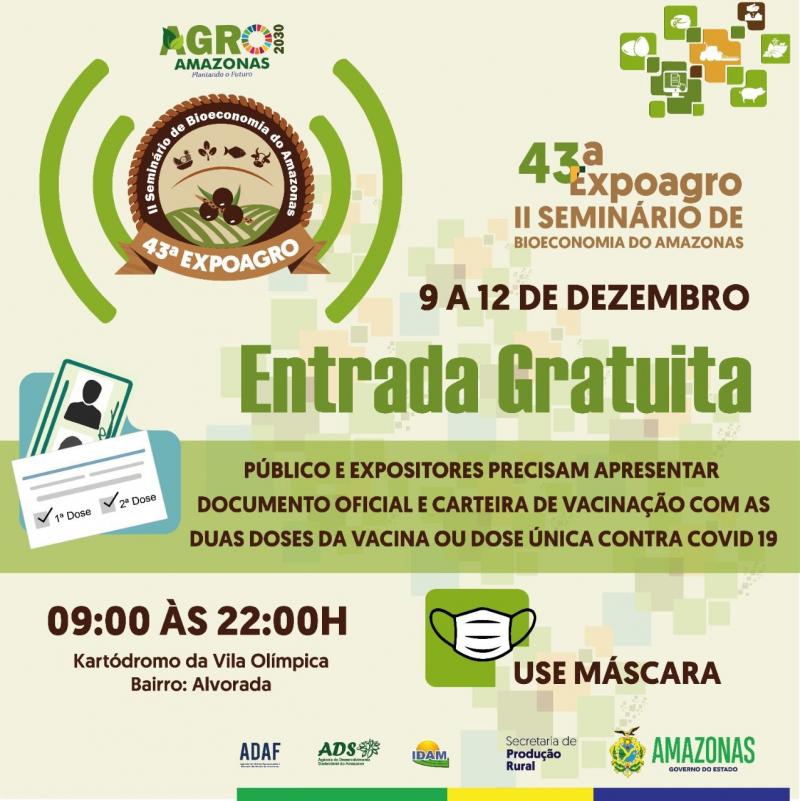 Expoagro inicia nesta quinta-feira com entrada gratuita e apresentação da carteira de vacinação obrigatória
