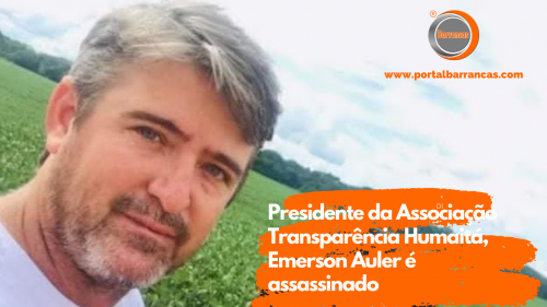 Pistoleiro mata Presidente da Associação Transparência com três tiros 