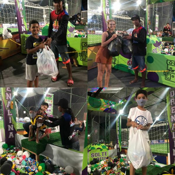 Inédito no Amazonas: Kimura Park tem super garra humana de pegar brindes