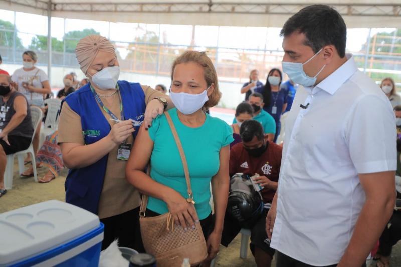 Governador Wilson Lima anuncia vacinação em supermercados para intensificar imunização contra a Covid-19