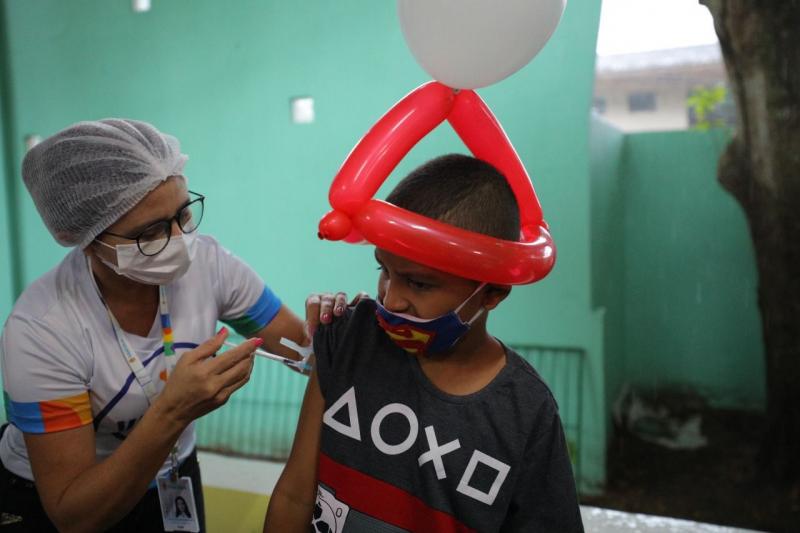 Amazonas já distribuiu 31 mil doses de vacina pediátrica contra a covid-19 