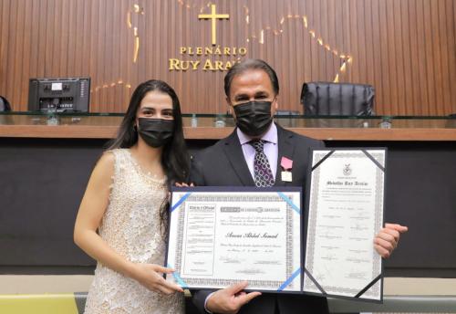 Secretário de Saúde, Anoar Samad agora é cidadão amazonense e recebe medalha Ruy Araújo na Aleam