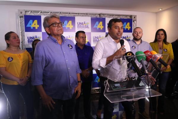 Wilson Lima e Pauderney Avelino apresentam pré-candidatos para a Câmara Federal 