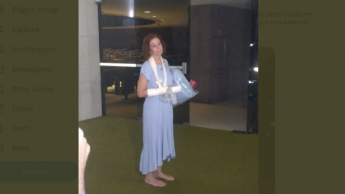 Carla Zambelli leva travesseiro para Daniel Silveira que está escondido na Câmara