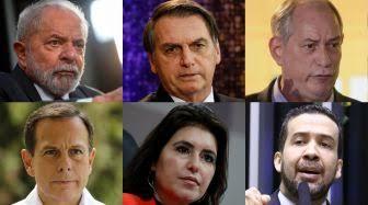 Pesquisa Ipespe: Lula tem 44%; Bolsonaro, 30%; Ciro, 9%; Doria, 3%; Tebet, 2%; Janones, 1%