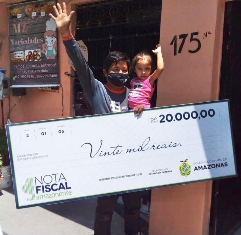 Nota Fiscal Amazonense premia cidadãos e entidades sociais com mais de R$ 100 mil em dinheiro