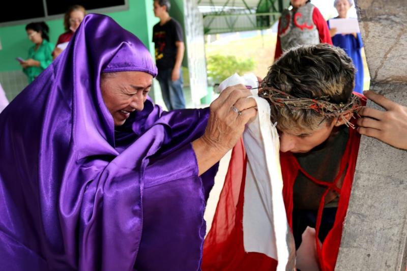 Sede da FUnATI recebe encenação da ‘Paixão de Cristo’ nesta quarta-feira (13/04)