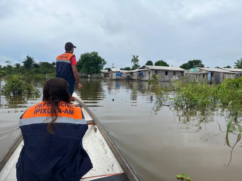 Governo do Amazonas, por meio da Defesa Civil, acompanha situação de Atenção e Alerta relativa ao nível dos rios