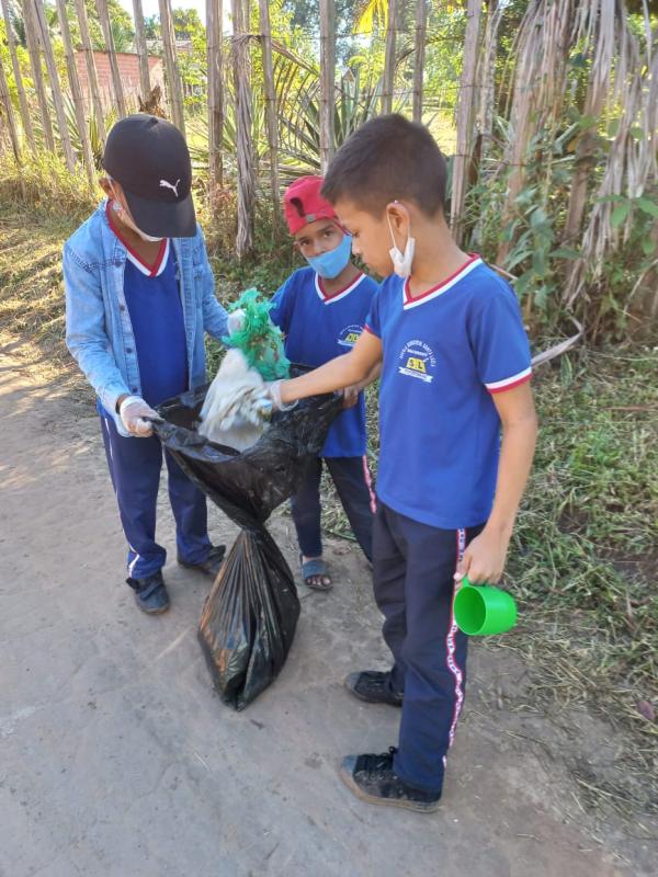 Alunos da Escola Santa Luzia do Macurany dão exemplo ao meio ambiente no projeto Semeando a Educação Ambiental