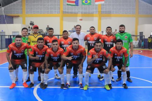 Prefeito em exercício, Mateus Assayag, participa da abertura da I Copa Seo Jovem de Futsal