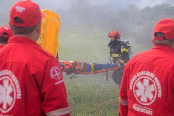 Órgãos de segurança e saúde promovem intenso treinamento de primeiros socorros no aeroporto de Parintins
