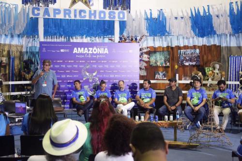 Boi Caprichoso apresenta projeto triplo com 17 alegorias para vencer o 55º Festival Folclórico de Parintins 2022