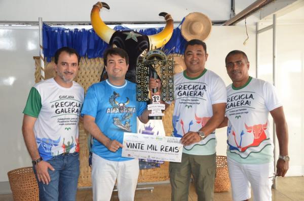 Caprichoso é o campeão ambiental do Festival Folclórico de Parintins no “Recicla Galera”