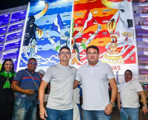 Em Parintins David Almeida prestigia o pré candidato a Deputado Federal Márcio Paixão