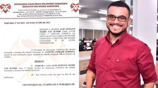 Advogado Luiz Gustavo é o novo Diretor Jurídico do Garantido 