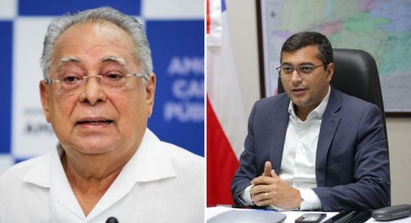 Wilson Lima e Amazonino Mendes estão empatados na disputa ao governo do Amazonas Wilson Lima e Amazonino Mendes estão empatados na disputa ao governo do Amazonas