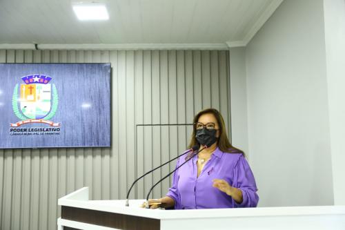 Márcia Baranda, no mês do Agosto Lilás, defende implantação da Delegacia da Mulher em Parintins