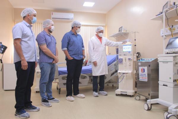 Em dia histórico na saúde do interior do Amazonas, Prefeito Bi Garcia coloca em funcionamento hemodiálise ambulatorial no Hospital Jofre Cohen de Parintins 