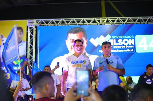 'Um dos políticos mais promissores do Amazonas', afirma Wilson Lima sobre Saullo Vianna