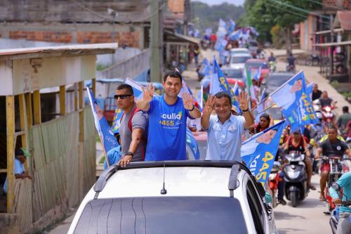 Saullo Vianna encerra agenda no Alto Solimões com carreata que parou Atalaia do Norte