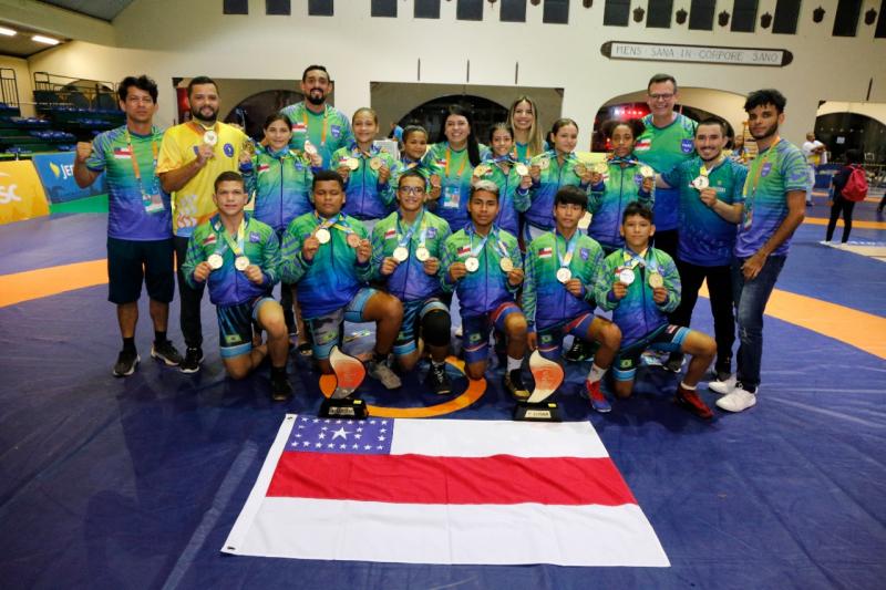 JEB’s: Wrestling do Amazonas vence em todas as categorias e volta para casa com 13 medalhas