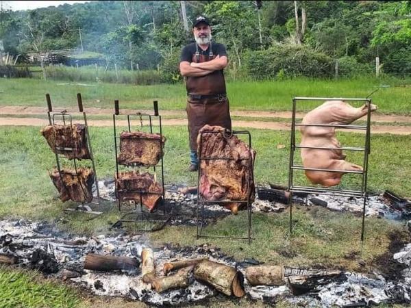 Tupinambar se instala na Expopin e anuncia  churrasco e Chopp