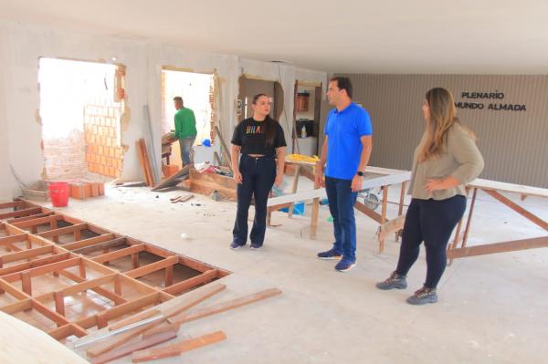 Mateus Assayag comanda reforma e modernização do prédio da Câmara de Parintins 