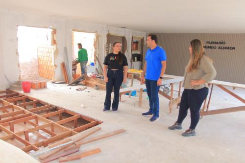 Mateus Assayag comanda reforma e modernização do prédio da Câmara de Parintins 