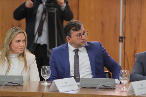 Em Brasília, Wilson Lima participa de reunião com governadores dos 26 estados e Distrito Federal