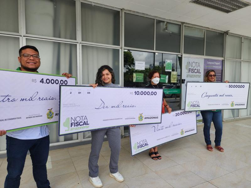 Nota Fiscal Amazonense sorteia R$ 154 mil