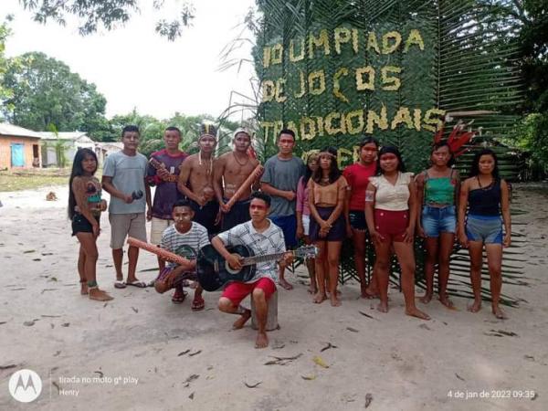 A II Olimpíadas de Jogos Tradicionais Sateré-Mawé está a todo vapor na aldeia Ponta Alegre/ Rio Andirá Município de Barreirinha-AM.