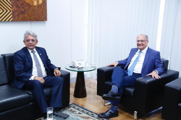 Reforma Tributária: Por determinação de Wilson Lima, Pauderney Avelino se encontra com Alckmin para tratar sobre incentivos à ZFM