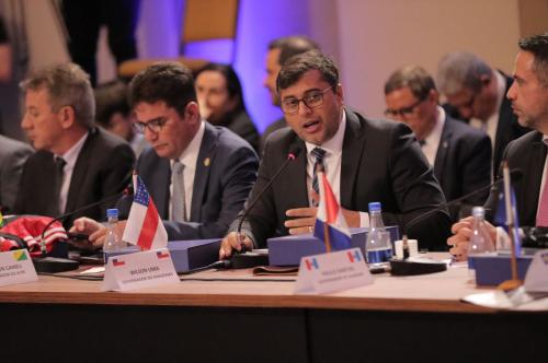 Em fórum com os 27 governadores, Wilson Lima destaca que defesa da Zona Franca é pauta prioritária do Governo do Amazonas